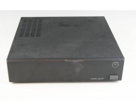 A 1990s Linn LK100 power amplifier, modular hi-fi system unit, 32 x 32.5 x 80 cm