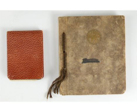 Two vintage albums of German Third Reich army soldiers' personal photographs