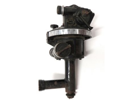 Artillery No 9 MKI Dial Sightlower lens body with maker "R & JB".  Central adjustment knobs.  Top dial and sight.  Minor wear