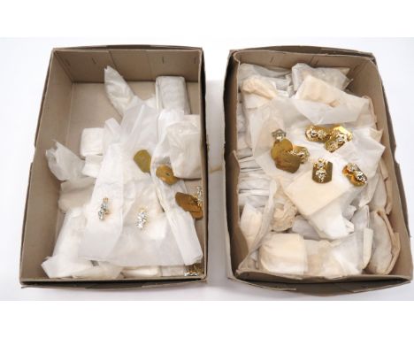 J R Gaunt & Son Ltd Boxed Quantity Of Anodised Collar Badgesconsisting anodised, QC, pairs of REME collars with backing plate