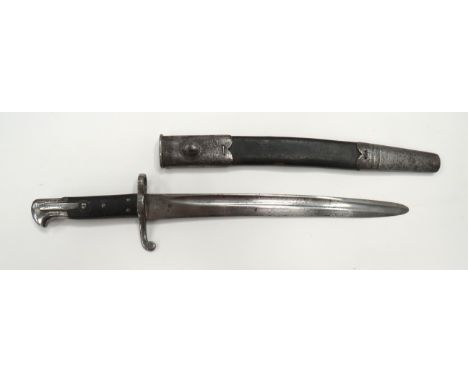 British M1856/8 Shortened Cadet/Drill Purpose Sword Bayonet13 inch, single edged, shortened blade.  Fuller running through th