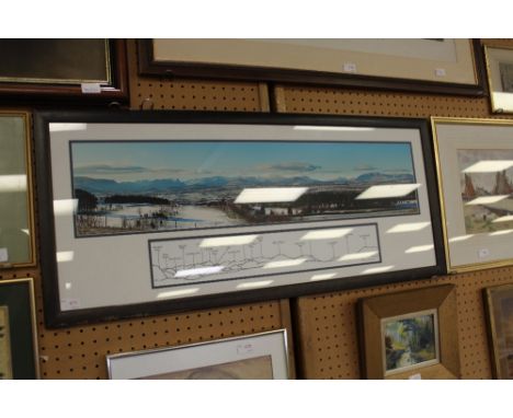 Francil N Owen photographic print- view of golf course from Penrith