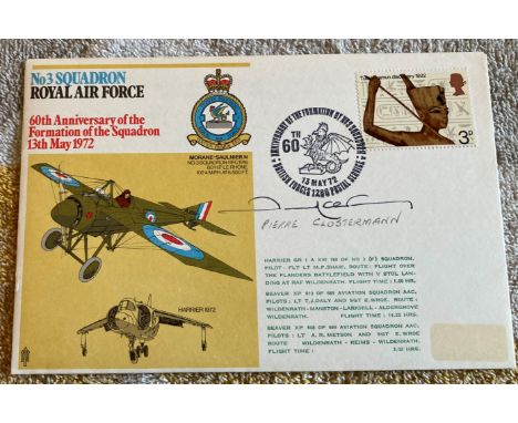 WW2 Top French fighter ace Pierre Henri Clostermann DSO, DFC and Bar and 3 Sqn cover. World War II French fighter pilot. Duri