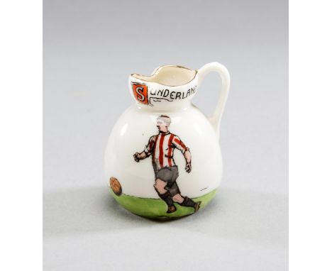 A Grays Sports China miniature jug commemorating Sunderland's fourth First Division League Championship title in season 1901-