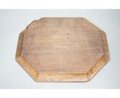Robert 'Mouseman' Thompson oak cheese board - 30cm wide