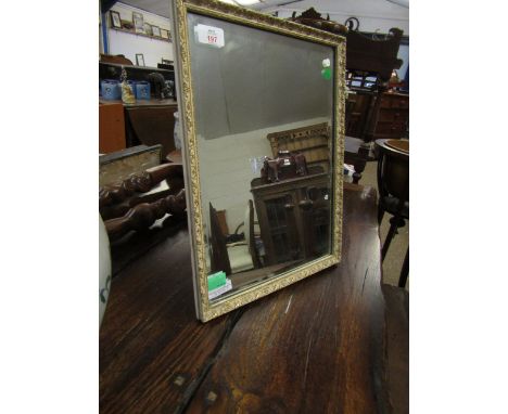 WHITE FRAMED EASEL BACK MIRROR WITH BEVELLED GLASS 