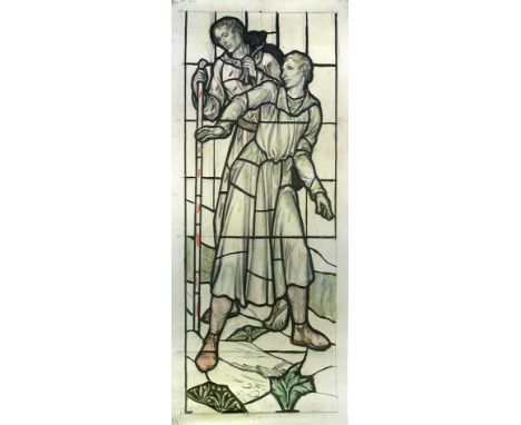 Alfred Wilkinson (1899-1983), a collection of designs for stained glass windows at St Paul's Church, Cambridge, and others, p