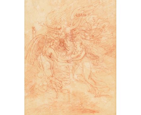 ATTRIBUTED TO JOHN SAMUEL AGAR (BRITISH, C. 1770-C. 1840) (3)Angels and Putti
red chalk 
22 x 17.5cm
together with Cassandra 