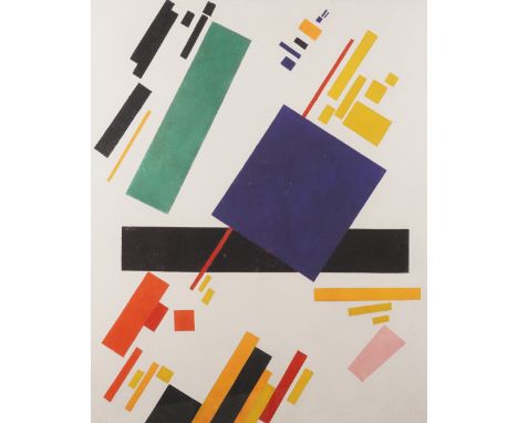 AFTER KAZIMIR MALEVICH (4)Suprematist Composition
reproduction print
65.5 x 52.5cm
together with two reproduction prints afte