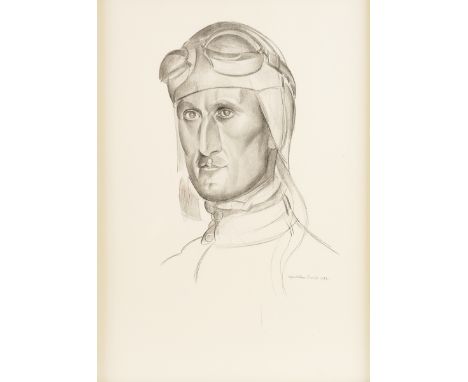 WYNDHAM LEWIS (BRITISH, 1882-1957) (2)Wing Commander Orlebar; Rebecca West
two, each numbered '148/200' (verso)
lithograph
ea