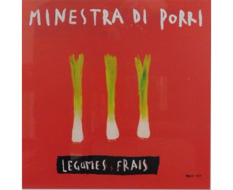 After Dalle Ore. Mistra di Pori Legumes Frais, print, 30cm x 30cm.
