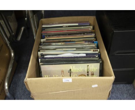 A COLLECTION OF LP RECORDS, APPROX 70 CIZ, CLASSICAL, POP, AND A QUANTITY OF CD'S TO INCLUDING BEE GEES, CELINE DION, APPROX 