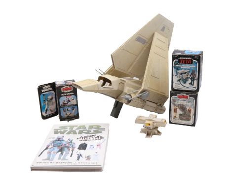 Palitoy and Kenner Star Wars model vehicles and figures, including Imperial Shuttle; Hoth Wampa; Vehicle Maintenance Energize