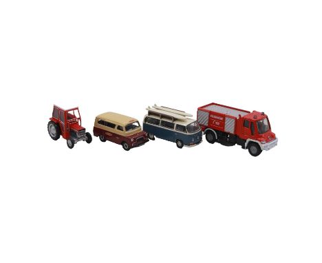 Approximately two-hundred and sixty die-cast models, mostly Oxford diecast but also Maisto and Siku, loose (5 trays).Qty: 260