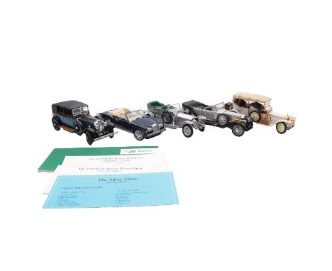 Seven Franklin Mint model cars:1907 Rolls-Royce 'The Silver Ghost'1911 Rolls-Royce1925 Rolls-Royce1929 Rolls-Royce Phantom I,