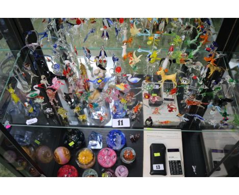 Large collection of Art Glass animals 