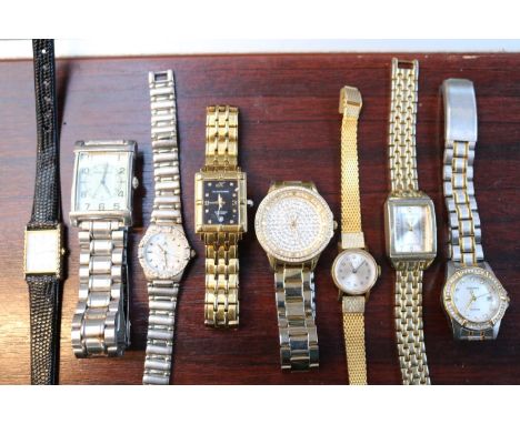 Tray of assorted Ladies and Gents Watches to include Emporio Armani, Timex etc 