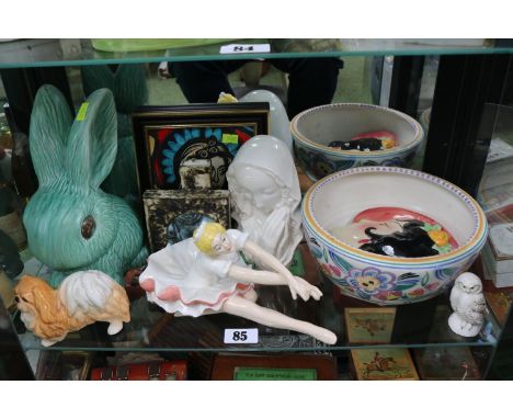 Collection of assorted Ceramics to include Poole, Brackley Ceramics Ballerina etc 