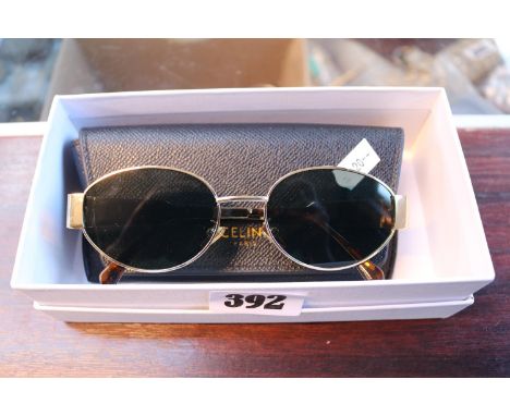 Boxed Pair of Celine of Paris Designer Sunglasses 