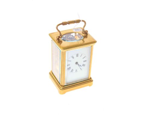 Brass carriage clock