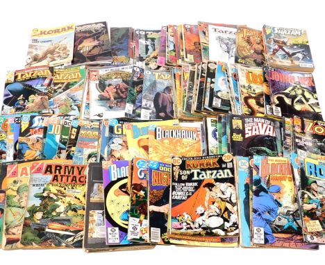 DC Dark Horse and Malibu comics, including Tarzan, Jonah Hex, The Witching Hour, Army Attack, Science Fiction and Ghosts. (a 
