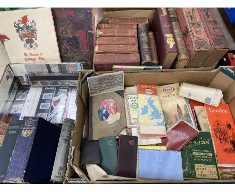 ANTIQUE/VINTAGE BOOKS, A COLLECTION including Dickens, Punch, Chum, various ephemera, ETC