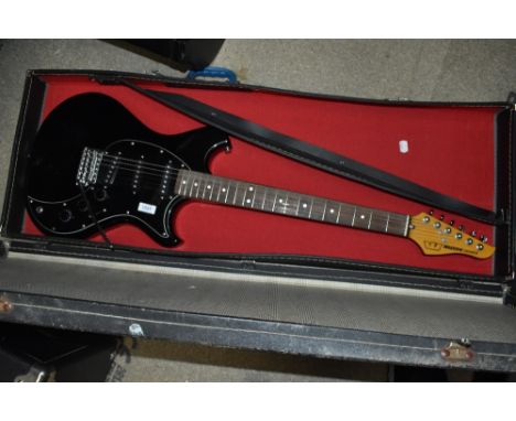 A Westone Concorde II electric guitar, in non original vintage case