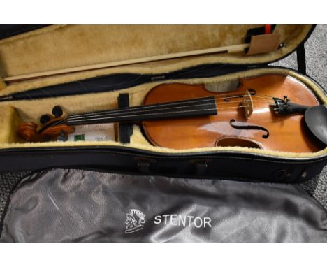 A Stentor Student viola , cased with bow