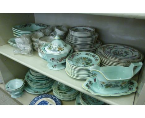 Ceramic tableware: to include an Adams Ming Jade pattern earthenware dinner service       OS5