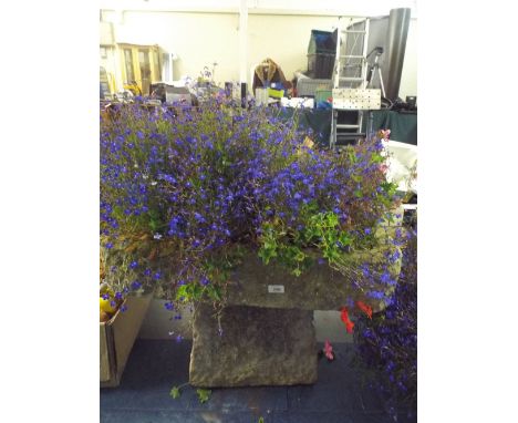 A Large Stone Planter.