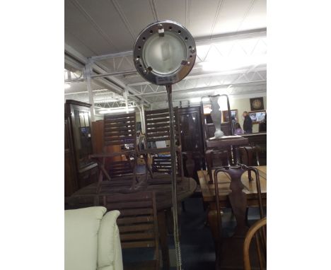 A Chrome Reading Lamp.