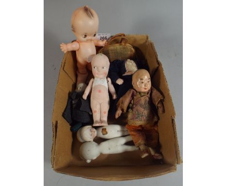 A Quantity of Vintage Bisque and Plastic Dolls