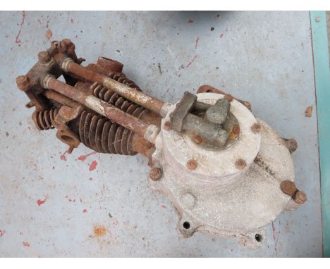 A 1930’s Royal Enfield Goblin Motorcycle Engine
