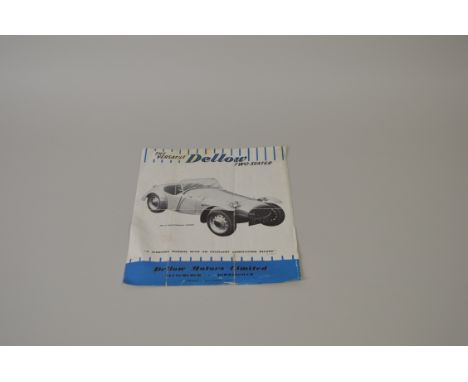 A double-sided A4 Leaflet on the Dellow