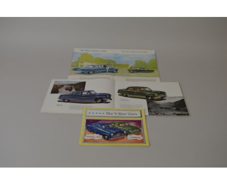 Two Brochures for the Ford Consul and Zephyr plus a  fold-out leaflet