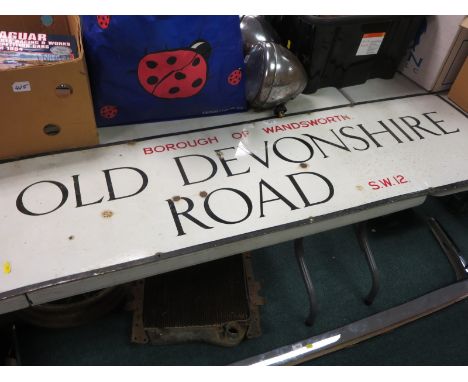 An enamel London Street Sign, Borough of Islington, Packington Street, N.1 and an enamel London Street Sign, Borough of Wands