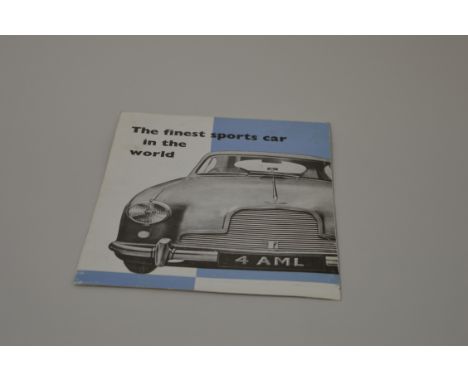 An Aston Martin DB 2/4 eight page fold out Leaflet