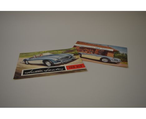 An Austin Healey 100/6 eight page Sales Brochure and a four page Leaflet