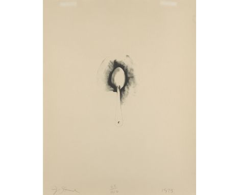 Jim Dine, American b.1935- Spoon, from the Ten Winter Tools series , 1973; lithograph on wove, signed, dated and numbered 42/