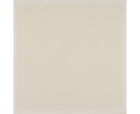 William Turnbull, Scottish 1922-2012, Pink Square, 1968; lithograph in colours on wove, signed, dated and numbered 59/100 in 