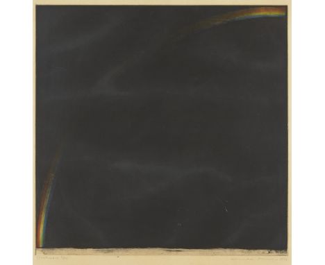 Norman Ackroyd CBE RA, British b.1938- Strathmoor Rainbow, 1972; mezzotint engraving in colours, signed, titled, dated and nu