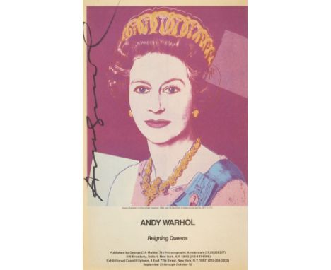 Andy Warhol, American 1928-1987- Queen Elizabeth II, from Interview magazine, advertising the Reigning Queens exhibition, fea