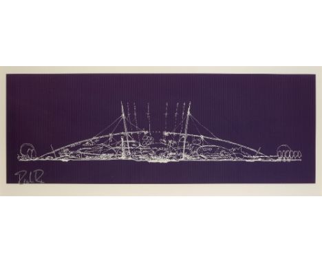 Richard Rogers FRIBA, RA, British 1933–2021, Millennium Dome; digital print on wove, from an unknown edition, signed in silve