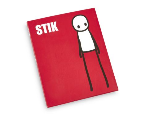 Stik, British b. 1979- Grey poster and paperback book (Korean translation), 2018; poster: offset lithograph on wove, edition 
