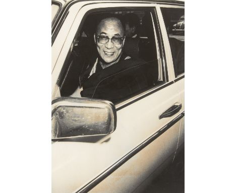 Richard Young, British b.1947- Dali Lama, London, 1981; gelatin silver print, signed, numbered 1 form the edition of 10 on th