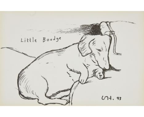 David Hockney OM CH RA, British b. 1937- Little Boodge, 1993; offset lithographic poster on wove, sheet: 28 x 42, (unframed) 