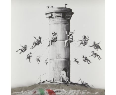 Banksy, British b. 1974- Walled Off Box Set, 2017; giclee print with concrete piece of wall, from the open edition, in the ar