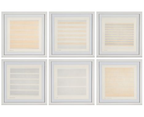 Agnes Martin, American/Canadian 1912-2004- Everyday happiness; I love love; Infant response to love; Love; Happiness - glee; 