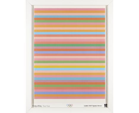 Bridget Riley CH CBE, British b. 1931- Rose Rose, 2012; offset lithographic poster, 80 x 60 cm, (framed) (ARR) Note: This is 