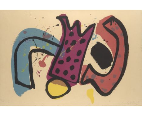 Alan Davie RA, British 1920-2014, I, from Zurich Improvisation, 1965; lithograph in colours on Rives BFK watermarked wove, si